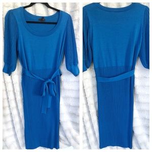 Escada Blue Knit Dress 40/8
